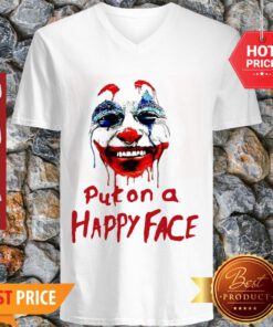 Premium Joker 2019 Put on A Happy Face Joaquin Phoenix V-neck