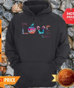 Premium Live Love Teacher Stationery Hoodie
