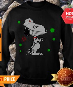 Premium Snoopy Nurse Coronavirus Sweatshirt