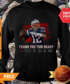 Premium Thank You Tom Brady Patriots Football 2020 Sweatshirt