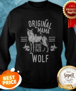 Pretty Original Mama Wolf, Heart Of The Pack, Mother’s Day Sweatshirt