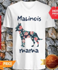 Pretty Womens Gifts Belgian Malinois Mama Mom Mother Grandma Lovers V-neck