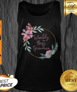 Pretty World’s Best Grandma Mother’s Day Tank Top