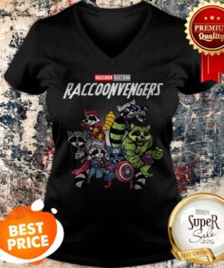 Raccoon Raccoonvengers Marvel Avengers Endgame V-neck