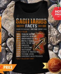 Sagittarius Facts Awesome Zodiac Sign Tank Top