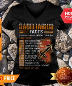 Sagittarius Facts Awesome Zodiac Sign V-neck