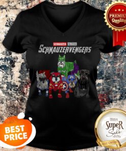 Schnauzer Schnauzervengers Marvel Avengers Endgame V-neck
