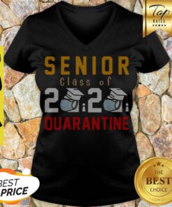 Senior Class Of 2020 Quarantine Graduation Toilet Paper Coronavirus V-neck