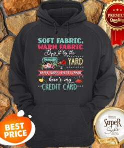 Soft Fabric Warm Fabric Buy It By The Yard Happy Fabric Credit Card Hoodie