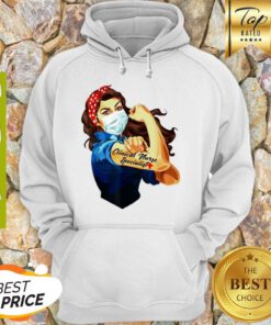 Strong Woman Mask Clinical Nurse Specialist Coronavirus Hoodie
