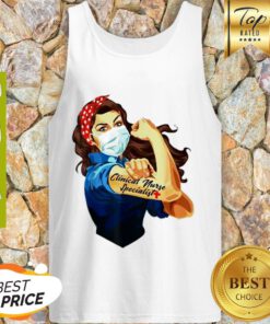 Strong Woman Mask Clinical Nurse Specialist Coronavirus Tank Top