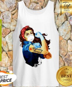 Strong Woman Mask Respiratory Therapist Coronavirus Tank Top