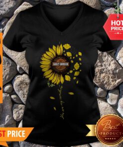 Sunflower Motor Harley-Davidson Cycles You Are My Sunshine V-neck