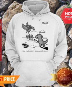 T-Rex Run No Wifi No Internet Connection Google Dinosaur Game Hoodie