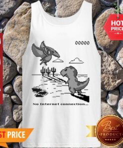 T-Rex Run No Wifi No Internet Connection Google Dinosaur Game Tank Top