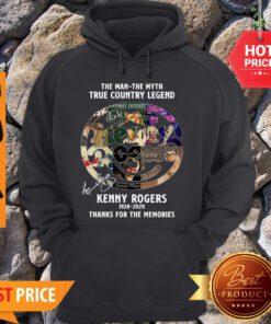 The Man The Myth True Country Legend Kenny Rogers 1938 2020 Signature Hoodie