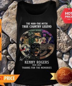 The Man The Myth True Country Legend Kenny Rogers 1938 2020 Signature Tank Top