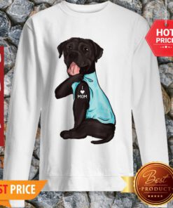 Top Womens Cane Corso Dog I Love Mom Tattoo Mother’s Day Love Sweatshirt