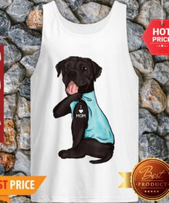 Top Womens Cane Corso Dog I Love Mom Tattoo Mother’s Day Love Tank Top