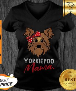 Top Yorkiepoo Mom Mama Dog Lover Women Gift V-neck