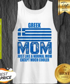 Vintage Greek Mom Greece Flag Design For Mother’s Day Tank Top