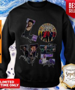 Awesome Love New Kids On The Block All Signature Sweatshirt