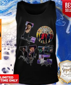 Awesome Love New Kids On The Block All Signature Tank Top