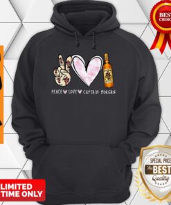 Awesome Peace Love Captain Morgan Hoodie
