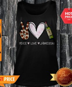 Awesome Peace Love Jameson Whisky Tank Top