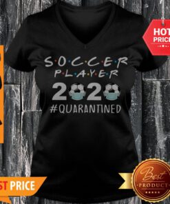 Awesome Soccer Player 2020 #Quarantined Coronavirus V-neck