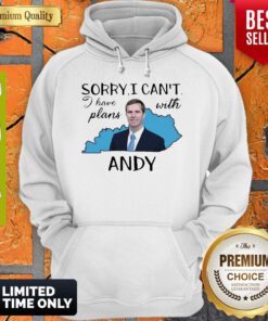 Awesome Sorry I Can’t I Have Plan With Andy Beshear Hoodie