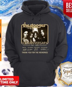Awesome The Stooges 53rd Anniversary 1967 2020 All Signature Hoodie