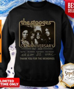 Awesome The Stooges 53rd Anniversary 1967 2020 All Signature Sweatshirt