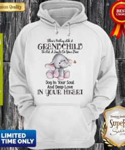 Elephant There’s Nothing Like A Grandchild To Put A Smile On Your Face Hoodie