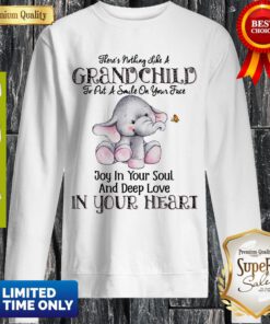 Elephant There’s Nothing Like A Grandchild To Put A Smile On Your Face Sweatshirt