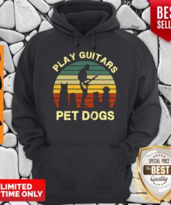 Premium Play Guitars Pet Dogs Hoodie