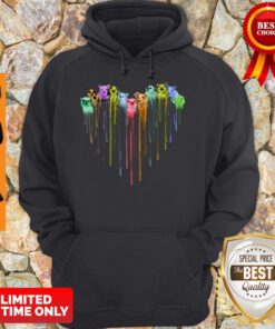 Official Pig Watercolor Heart Hoodie