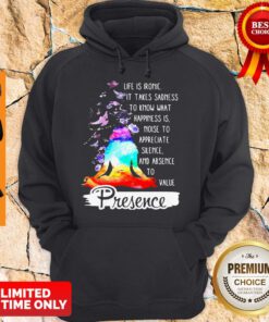 Top Ganesha Yoga Buddha India Hindu Shanti Presence Hoodie