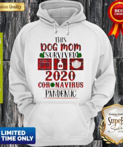 Premium This Dog Mom Survived 2020 Coronavirus Pandemic Hoodie