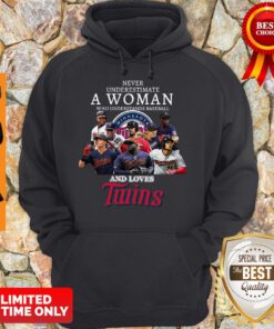 Never Underestimate A Woman Who Understands Baseball Minnesota Twins Hoodie