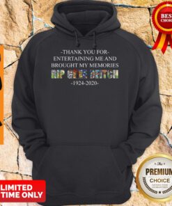 Top RIP Gene Deitch Thank You For Entertaining Me 1924 2020 Hoodie