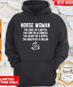 Norse Woman The Soul Of Witch The Soul Of A Lioness The Heart Of A Hippie Hoodie