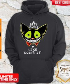Official I Bite People I Like Doing It Hoodie