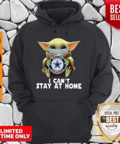 Top Star Wars Baby Yoda Mask Dallas Cowboys I Can’t Stay At Home Hoodie