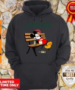 Pretty Mickey Mouse Drink Jameson Irish Whiskey Hoodie