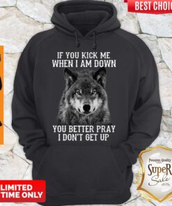 Cute Wolf If You Kick Me When I Am Down You Better Pray I Don’t Get Up ShirtCute Wolf If You Kick Me When I Am Down You Better Pray I Don’t Get Up Hoodie