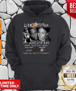 Love And Basketball 20th Anniversary Thank You For The Memories Hoodie