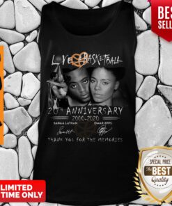 Love And Basketball 20th Anniversary Thank You For The Memories Tank Top