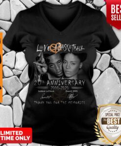 Love And Basketball 20th Anniversary Thank You For The Memories V-neck