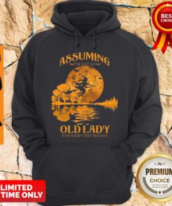 Nice Official Assuming I’m Just An Old Lady Was Your First Mistake Hoodie
